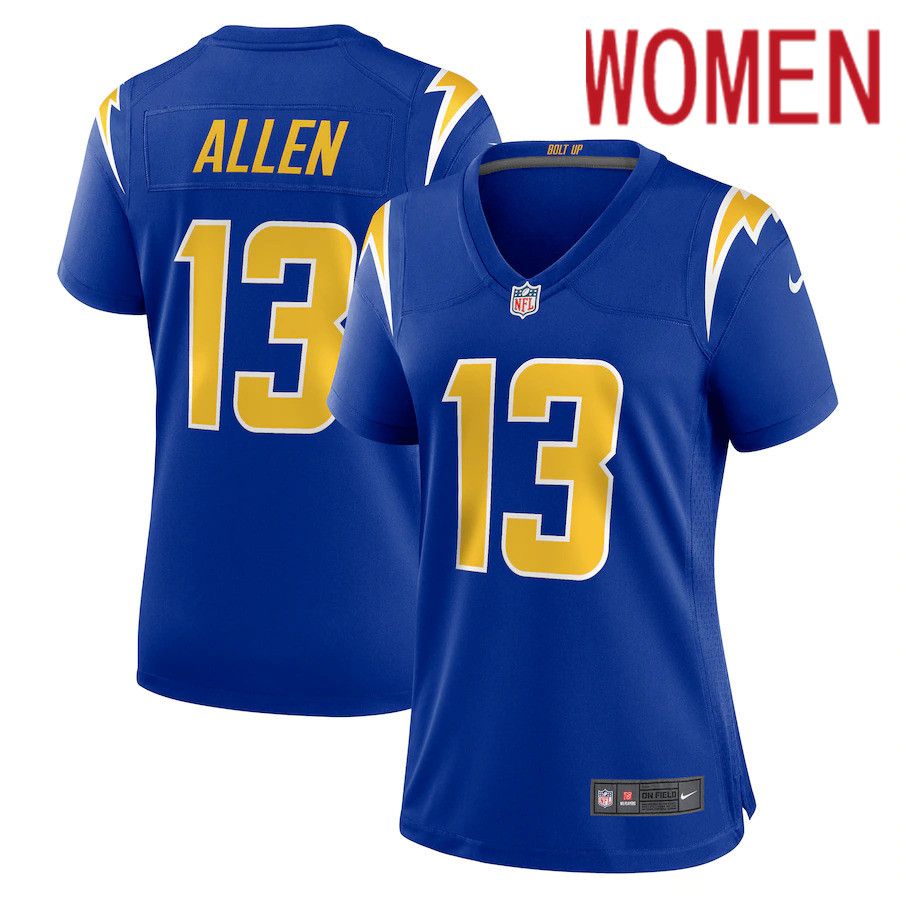 Women Los Angeles Chargers #13 Keenan Allen Nike Royal Game NFL Jersey->women nfl jersey->Women Jersey